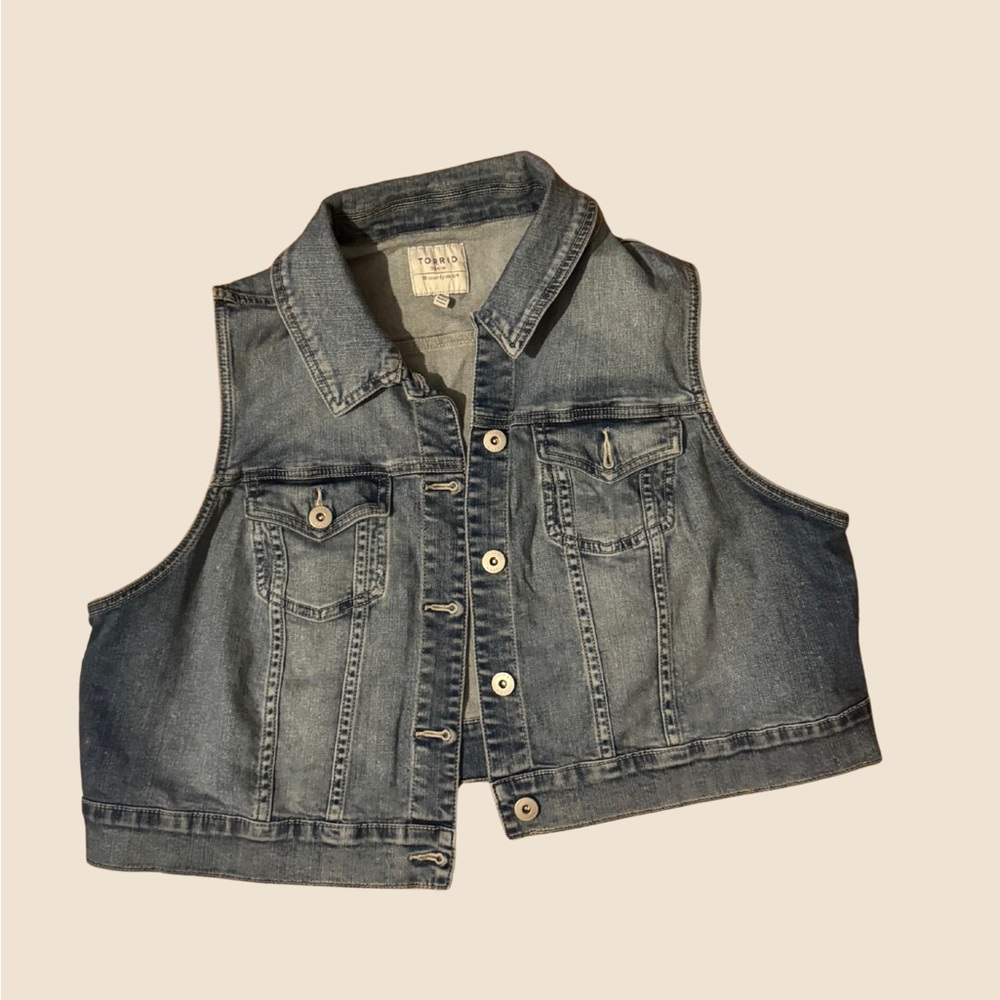 Torrid Blue Denim Vest